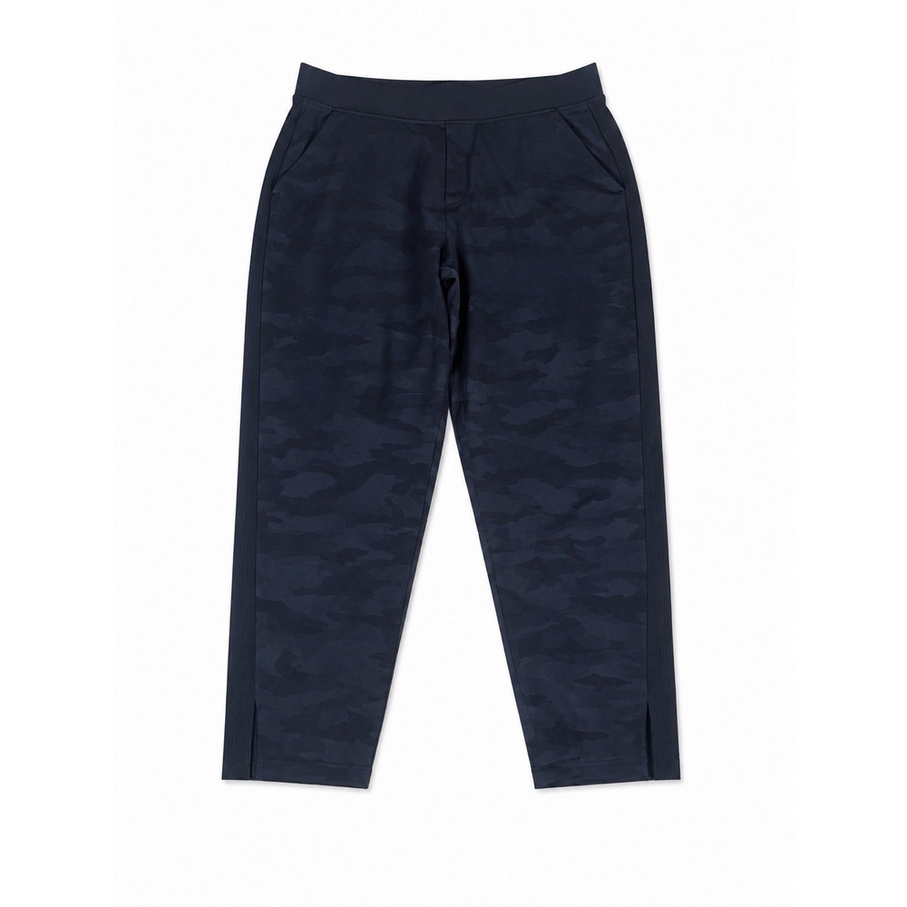 ATHLETA Brooklyn Ankle Pant Blue Camo Camouflage Lightweight Size 16
